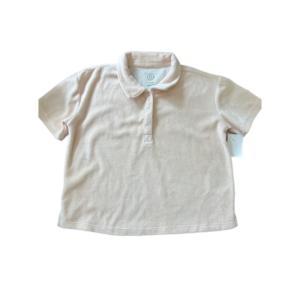 T&B snap front girls tops sz 8-10